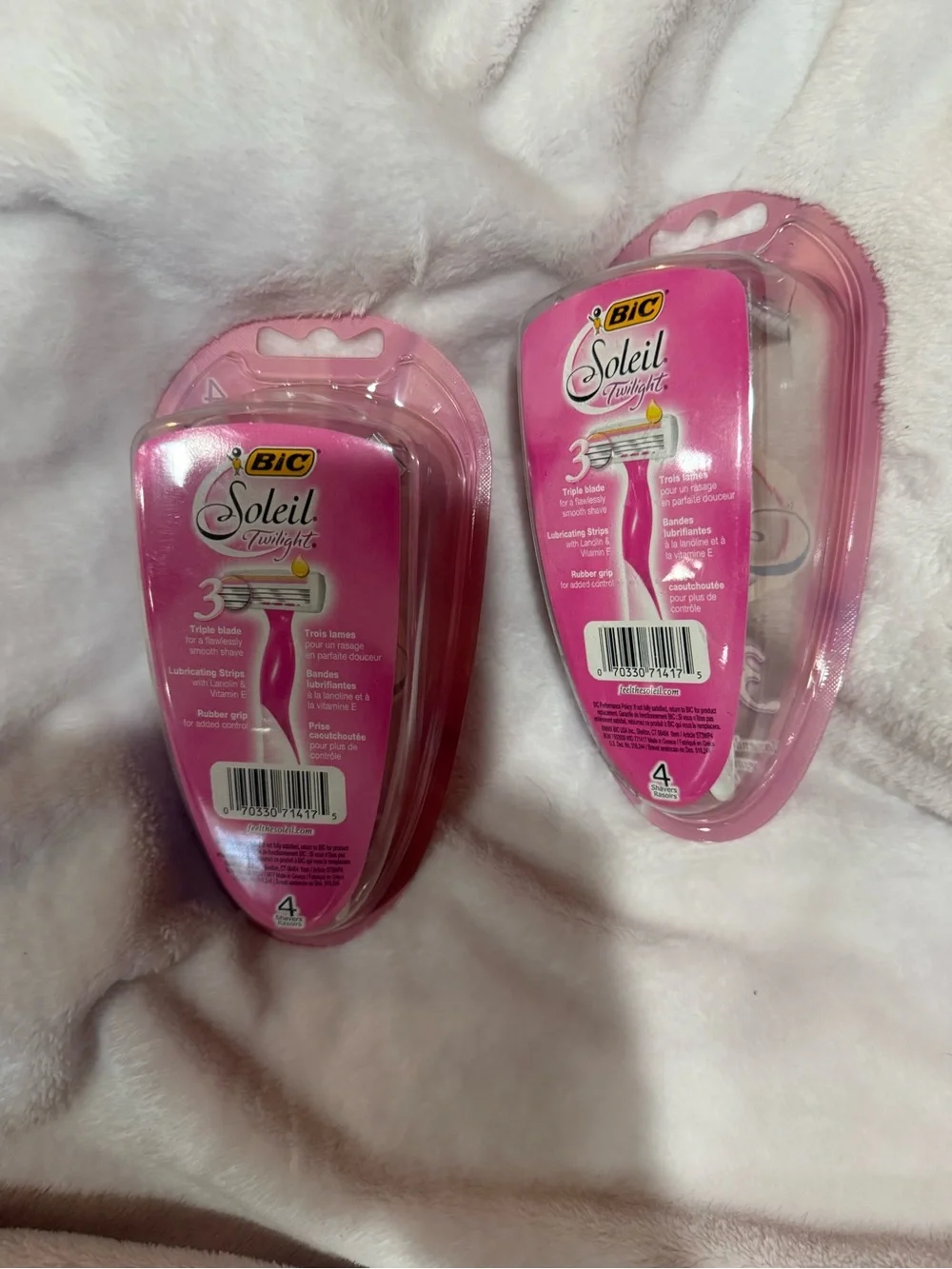 BicSoleil Twilight Women's Disposable Razors - Pink (6 Count) - Bundle